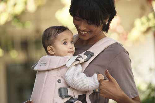 BABYBJORN Baby Carrier Harmony, Woven, Light pink mélange