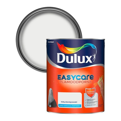 Dulux EasyCare Matt Latex Stain-resistant Paint 5l Scandinavian white