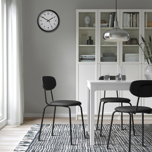 ÖSTANÖ Chair, black Remmarn/dark grey