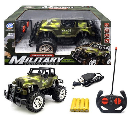 R/C Military Off-road Vehicle with Charger 3+