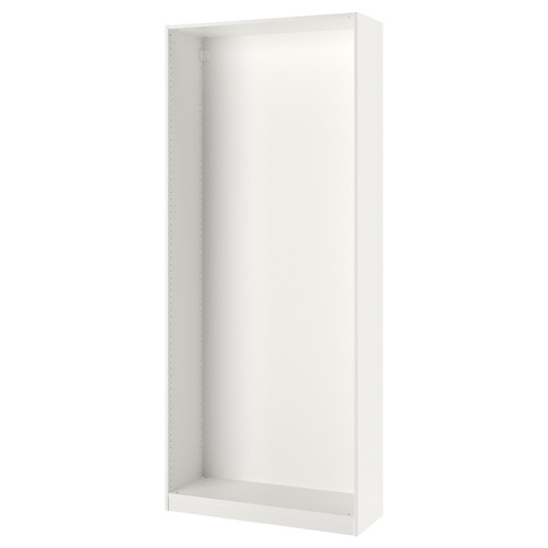 PAX Wardrobe frame, white, 100x35x236 cm