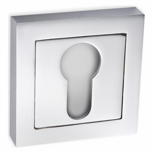 Door Escutcheon Kuchinox, square, chrome