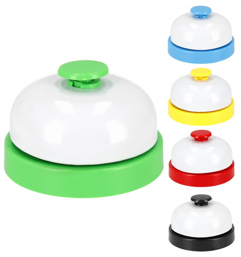 Reception Bell 7.5cm, 1pc, assorted colours