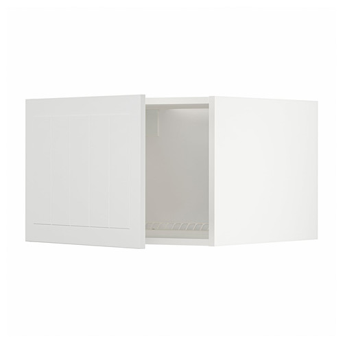 METOD Top cabinet for fridge/freezer, white/Stensund white, 60x40 cm