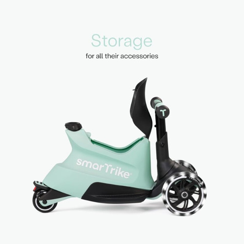smarTrike Xtend Scooter 4in1 + Ride-on - Soft Green 12m - 12y