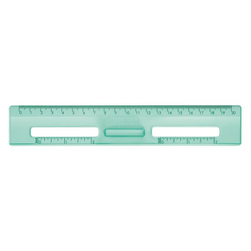 Milan Ruler 20cm, green