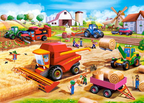 Castorland Children's Puzzle Work on the Farm 60pcs 5+