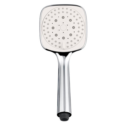 GoodHome Shower Head Teesta 3-spray, chrome/white