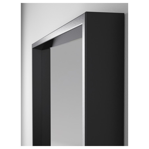 NISSEDAL Mirror, black, 65x150 cm