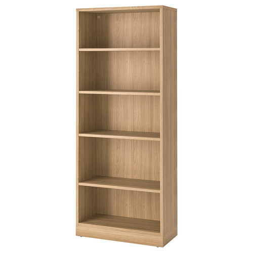 TONSTAD Bookcase, oak veneer, 82x37x201 cm