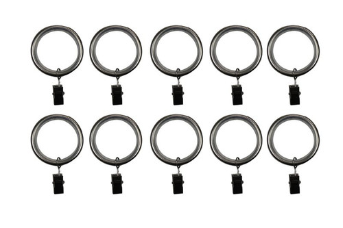 GoodHome Curtain Ring with Clip - Set Athens 28 mm