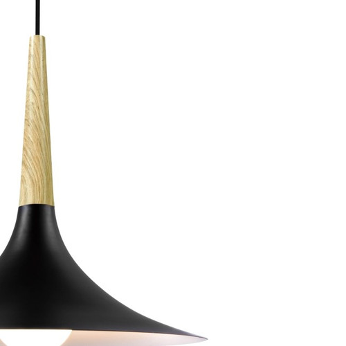 GoodHome Pendant Lamp Arraqis E27 38cm, black