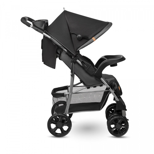 Lionelo Stroller Pushchair Emma Plus Black, 6-36m/up to 15kg