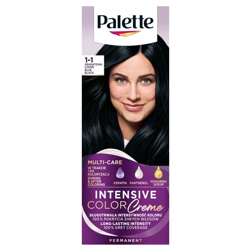 Palette Intensive Color Creme No. 1-1 (C1) Blue Black