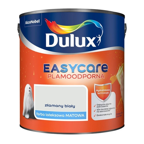 Dulux EasyCare Matt Latex Stain-resistant Paint 2.5l off white