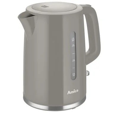 Amica Electric Kettle 1.7l 2200W KF1013, grey