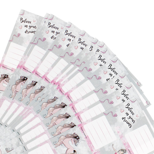 Label Stickers for Notebooks 25pcs Ballerina, assorted