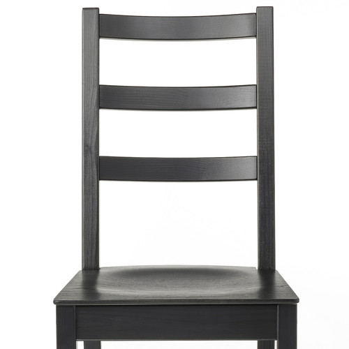 SKOGSTA / NORDVIKEN Table and 6 chairs, acacia/black, 235x100 cm