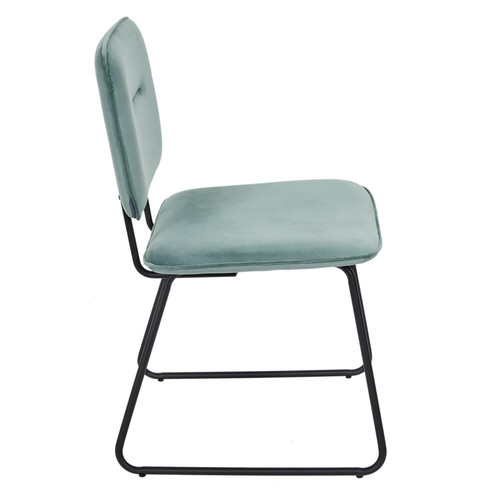 Upholstered Chair Adele VIC, grey-green