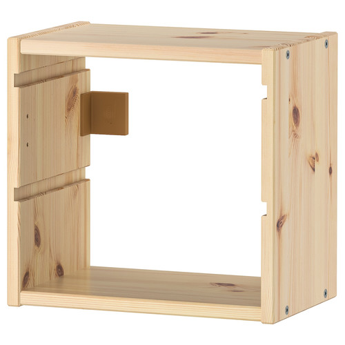 TROFAST Wall storage, light white stained pine, 32x21x30 cm