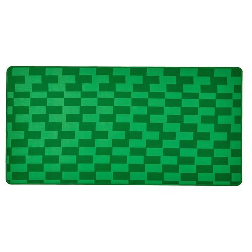 BLÅSKATA Gaming mouse pad, green/patterned, 40x80 cm