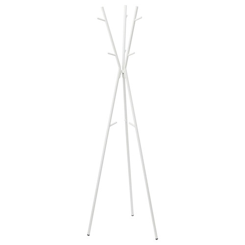 EKRAR Hat and coat stand, white, 169 cm