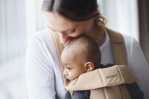 BABYBJÖRN Baby Carrier Mini, Beige Woven