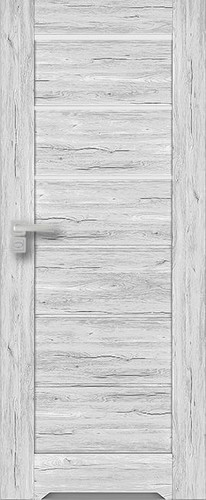 Internal Door, Undercut, Toreno 80, right, silver oak