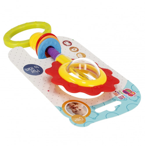 Bam Bam Rattle Flower, assorted colours, 0m+