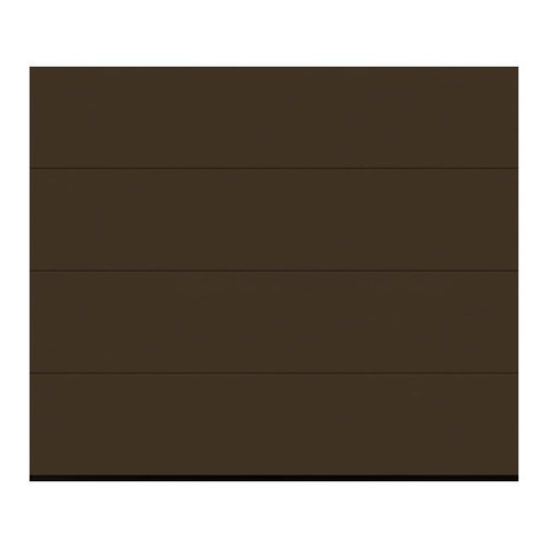 Sectional Garage Door 2500 x 2125 mm L with drive Isomatic brown