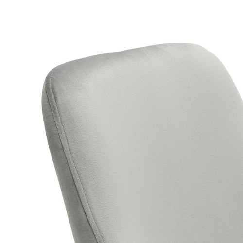 Upholstered Chair Floyd Velvet, grey