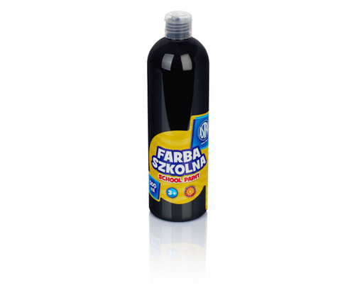 Astra School Paint Bottle 500ml, black