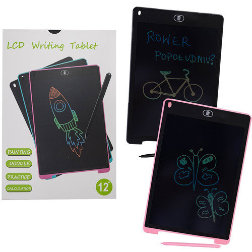 LCD Writing Tablet 1pc, assorted colours, 3+