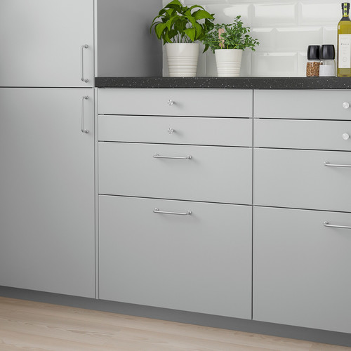 VEDDINGE Drawer front, grey, 60x40 cm