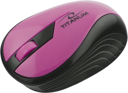 Esperanza Wireless Optical Mouse 1000DPI TM114P, pink-black