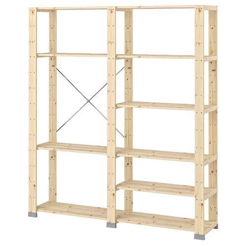 HEJNE 2 section shelving unit