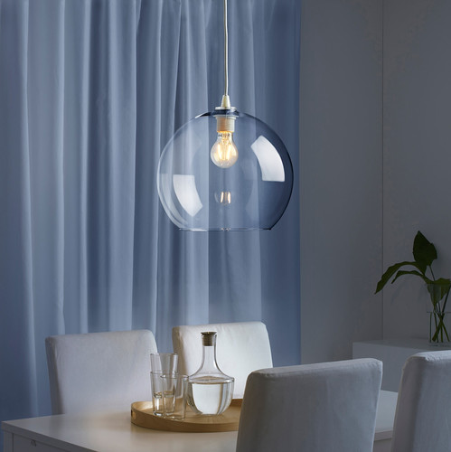 JAKOBSBYN Pendant lamp shade, clear glass