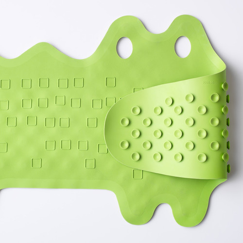 PATRULL Bathtub mat, crocodile green, 33x90 cm