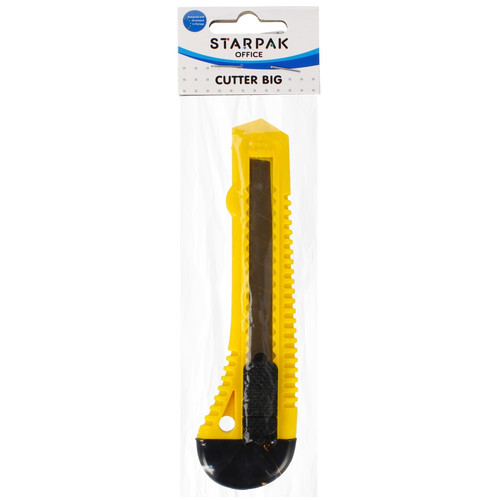 Starpak Cutter Big, Paper Knife Snap-off Knife, random colours