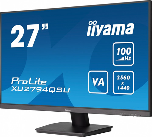 IIyama 27" Monitor XU2794QSU-B6 VA QHD HDMI DP 100H 2xUSB 3.2 2x2W