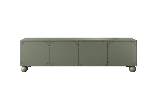 TV Cabinet Sonatia II 200 cm, with 2 internal drawers, olive