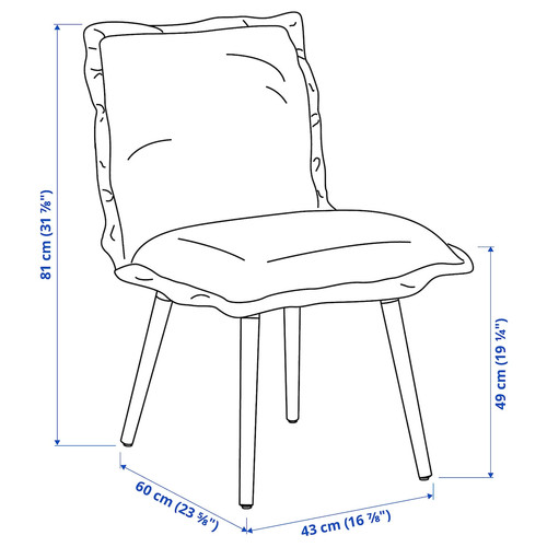 EKEDALEN / KLINTEN Table and 6 chairs, white/Kilanda light beige, 180/240 cm