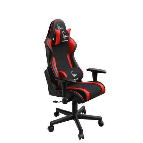 Gembird Gaming Chair Scorpion, black-red