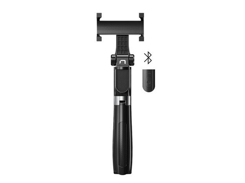 Natec Selfie Stick Tripod, wireless, black