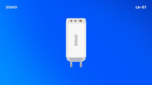 Savio Wall USB Charger EU Plug LA-07 SAVIO