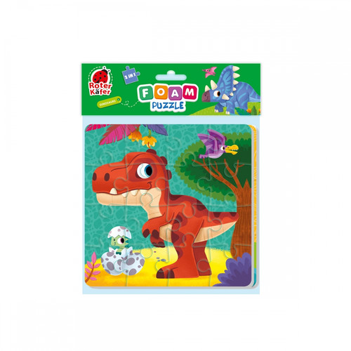 Foam Baby Puzzle 9/16pcs Dinosaur 3+