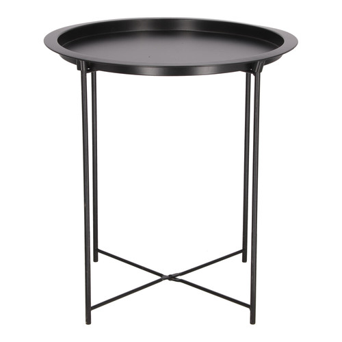 Metal Side Table Isa, black