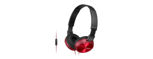 Sony Headphones MDR-ZX310AP, red