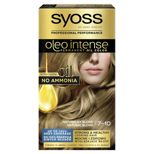 Schwarzkopf Syoss Hair Dye Oleo 7-10 Natural Blond