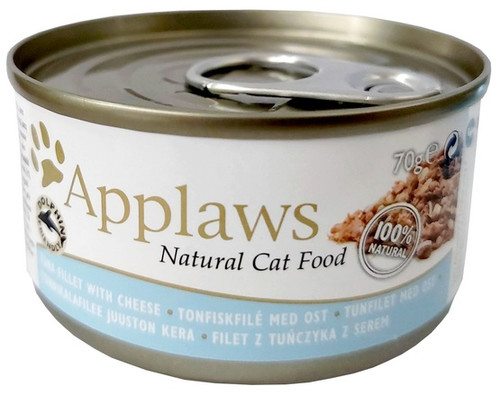 Applaws Natural Cat Food Tuna Fillet with Cheese 70g